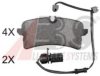 AUDI 4H0698451F Brake Pad Set, disc brake